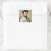 セルフポートレート， c.1840 スクエアシール (バッグ)