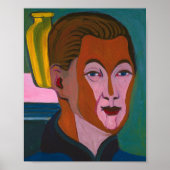 セルフポートレート | Ernst Ludwig Kirchner ポスター (正面)