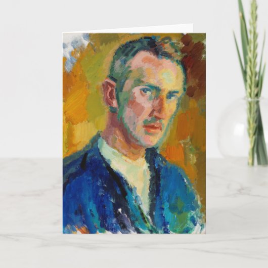 セルフポートレート（Magnus Enckell著） カード (正面)