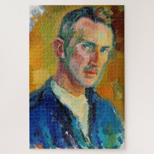 セルフポートレート（Magnus Enckell著） ジグソーパズル (縦)