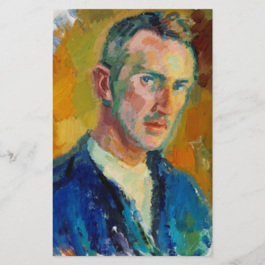 セルフポートレート(Magnus Enckell著) 便箋 (正面)