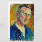 セルフポートレート(Magnus Enckell著) 便箋 (正面/裏面)