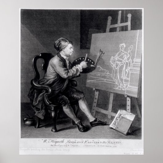 セルフポートレ絵画ートの漫画 ポスター (正面)