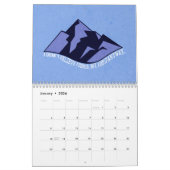 セルフラブのジャーナリングにより2ページのカレンダーを表示 カレンダー (1月 2026)