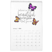 セルフラブインスピレーション2024カレンダー カレンダー (1月 2026)