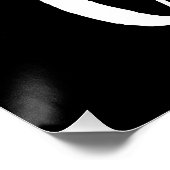 セルフラブクラブホワイトカスタム背景色 ポスター (コーナー)