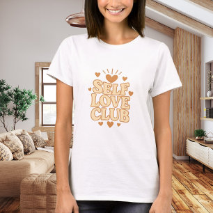 セルフラブクラブ ベージュ 引用 冗談 Tシャツ