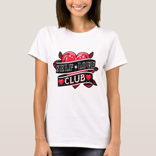 「セルフラブクラブ」力を出す Tシャツ (正面)
