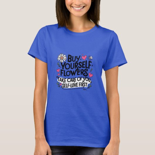 セルフラブティー開花 Tシャツ (正面)