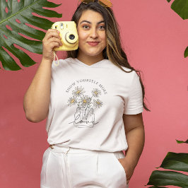 セルフラブデイジーワイルドフラワー Tシャツ