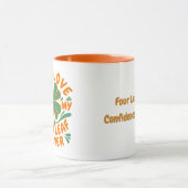 セルフラブフォーリーフクローバーやる気を起こさせる マグカップ (中央)