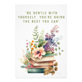 セルフラブフローラ本引用文 フォトプリント            (正面)