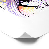 セルフラブレ感動的ディ図解入りの、写真付きの引用文 ポスター (角)