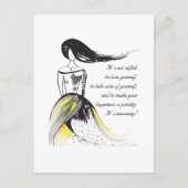 セルフラブレ感動的ディ図解入りの、写真付きの引用文 ポストカード (正面)