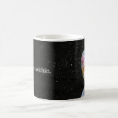 セルフラブ銀河系ハートユニセックスマグ コーヒーマグカップ (中央)