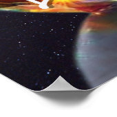 セルフラブ銀河系ハート感動的ポスター11x17 ポスター (角)