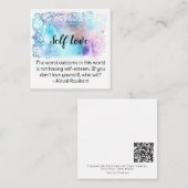 *~*セルフラブAP62愛あなた自身フラットノートカード ノートカード (正面/裏面)