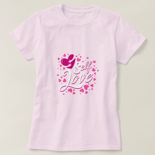 セルフラブTシャツデザイン鮮やか- & 感動的 Tシャツ (デザイン正面)