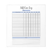 セルフロ気にグメモ帳 ノートパッド (正面)