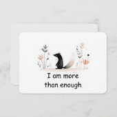 セルフワースSkunkウッドランド動物確認カード 招待状 (正面/裏面)