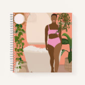 セルフ気にスケッチブック ノートブック (正面)