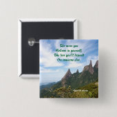 セルフ自信ボタン 缶バッジ (正面&裏面)