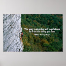 セルフ自信感動的ポスタープリント