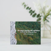 セルフ自信感動的ポストカード ポストカード (スタンド正面)