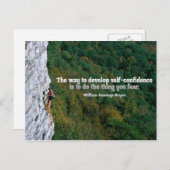 セルフ自信感動的ポストカード ポストカード (正面/裏面)