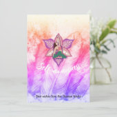 セルフ認識度ヒーリングホリデー引用文 招待状 (スタンド正面)