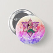 セルフ認識度ヒーリングヨガボタン 缶バッジ (正面&裏面)