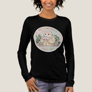 セルフ・ケア・クイーン・キャット・コージー・エシテティックTシャツ トライブレンドTシャツ