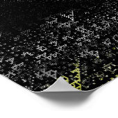 セルペンスキーの三角形の二乗 ポスター (角)