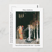 セルペントプリンス結婚のアールヌーボーファンタジー ポストカード (正面/裏面)