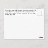 セルペントプリンス結婚のアールヌーボーファンタジー ポストカード (裏面)