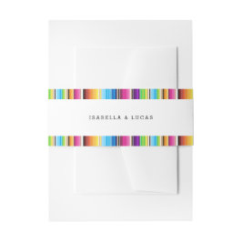 セルペ春ストライプ結婚ズ 招待状ベリーバンド