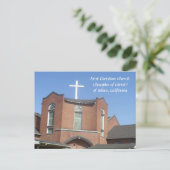 セルマ最初のキリスト教教会のはがき ポストカード (スタンド正面)