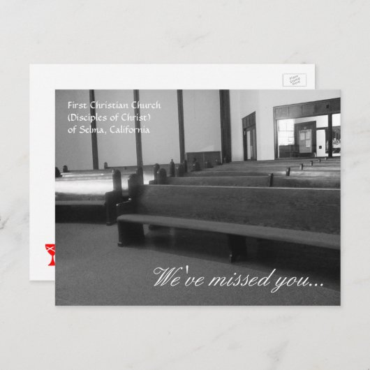 セルマ・ファースト・キリスト教恋しく思会「We Be You」 ポストカード (正面/裏面)