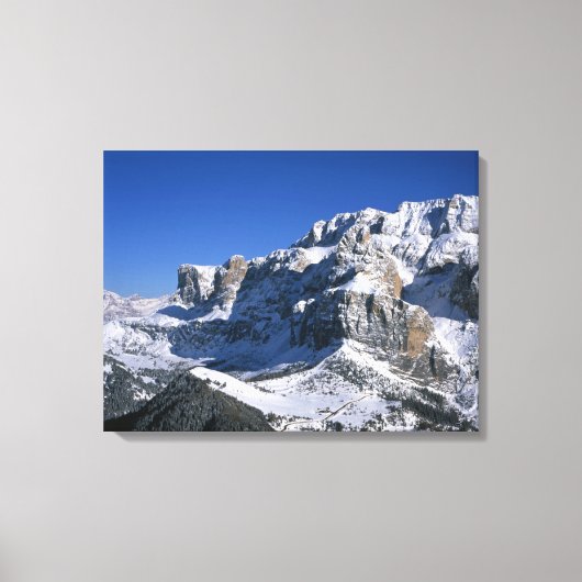 セルラグルッペウィンターホリデーカード キャンバスプリント (正面)