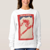 セルラロンダアルタバディアスキーリゾートイタリア – ヴィンテージ スウェットシャツ (正面)