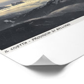 セルラロンダモンテシヴェッタパノラマ ポスター (角)