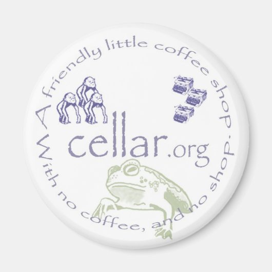 セルラーロゴ2、 マグネット (正面)