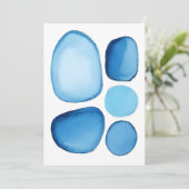 セルリアンブルーエッセンス抽象芸術 招待状 (スタンド正面)