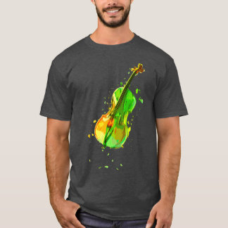 セルリストギフトアイディアチェロプレーヤーアート6 Tシャツ
