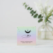 *~*セルリートハンドルナムーン魔法ボホレインボー スクエア名刺 (スタンド正面)