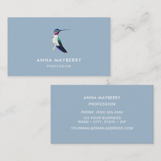 セルレアンハミングバード 名刺 (正面/裏面)