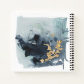 セルレアン&金ゴールド ノートブック (裏面)