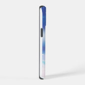 セルレスティアルブルー星雲iPhoneケース iPhone 15ケース (右側面)
