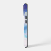 セルレスティアルブルー星雲iPhoneケース iPhone 15ケース (左側面)