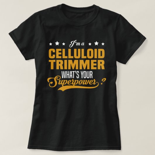 セルロイド・トリマー Tシャツ (デザイン正面)